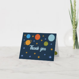 Rymdplaneter Galaxy Stars Boy Gift Tack Kort