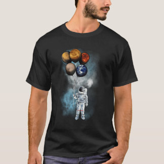 Rymdplaneterna Resa Astronaut, långt S T Shirt