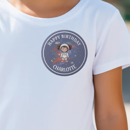 Rymdpojken Astronauts Födelsedag Knapp