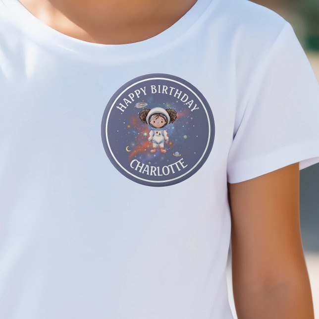 Rymdpojken Astronauts Födelsedag Knapp (Skapare uppladdad)