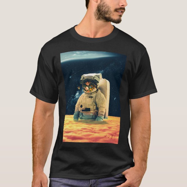 Rymdpromenerare T Shirt (Framsida)