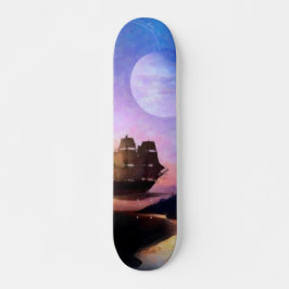 Rymdprospektering Artwork Voyager-rymdfarkoster Skateboard Bräda 21,5 Cm