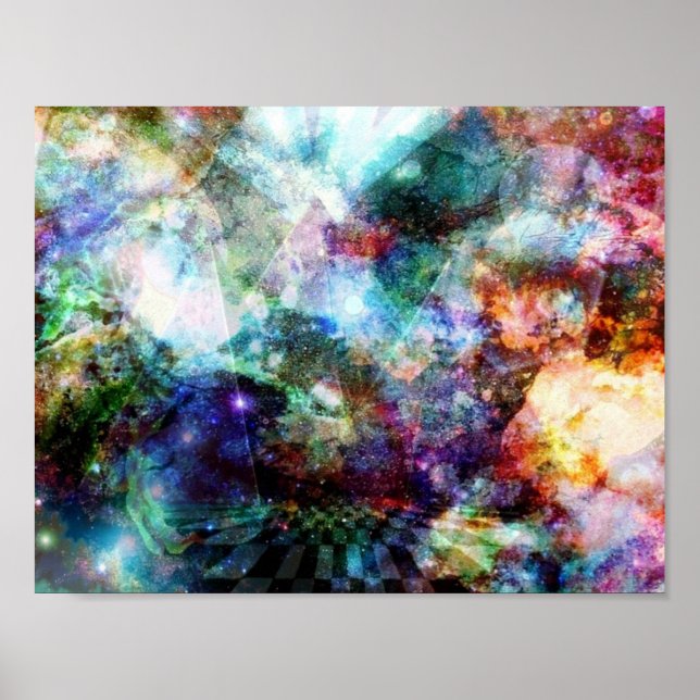 Rymdpyramider Poster (Framsidan)