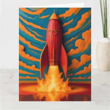 Rymdraket: 1950-tal inspirerad