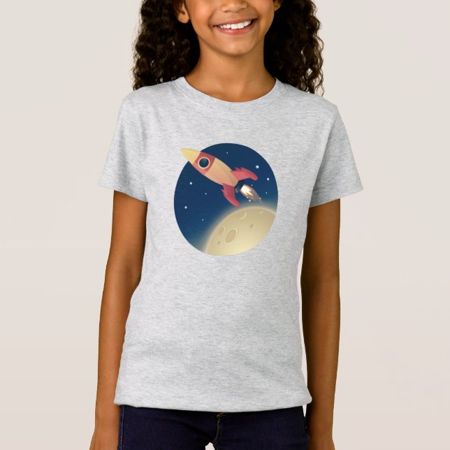 Rymdraket T Shirt (Framsida)