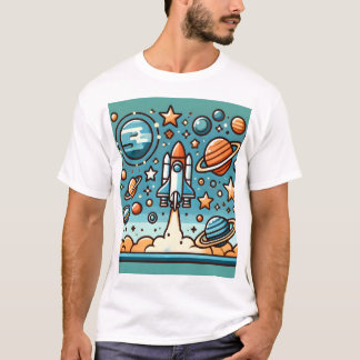 Rymdraket t-shirt