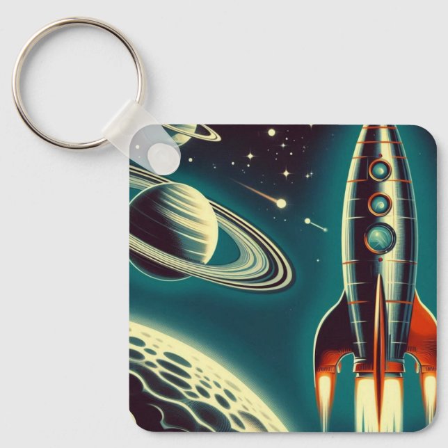 Rymdraketer Nyckelring (Framsida)