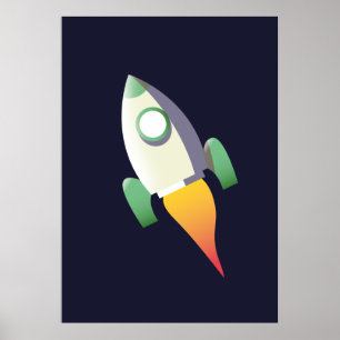 Rymdraketer Poster