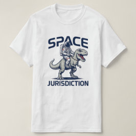 Rymdrättsastronaut Ridande T-Rex T-Shirt 