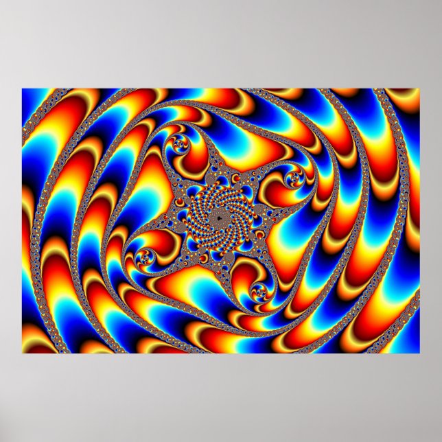 Rymdresa - Fractal Poster (Framsidan)