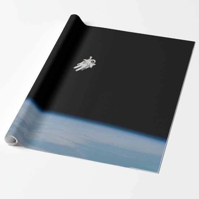 Rymdresa Presentpapper (Utrullad)