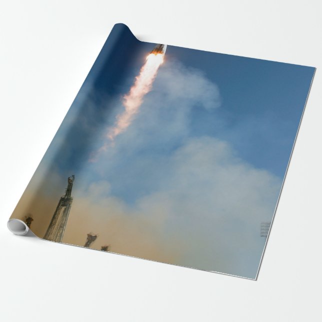 Rymdresa Presentpapper (Utrullad)