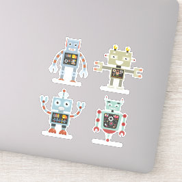 Rymdrobots Vinyl Stickers Klistermärken