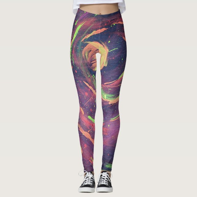Rymdserie Leggings (Framsida)