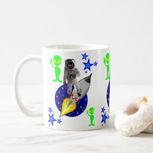 Rymdskepp Astronaut Mugg