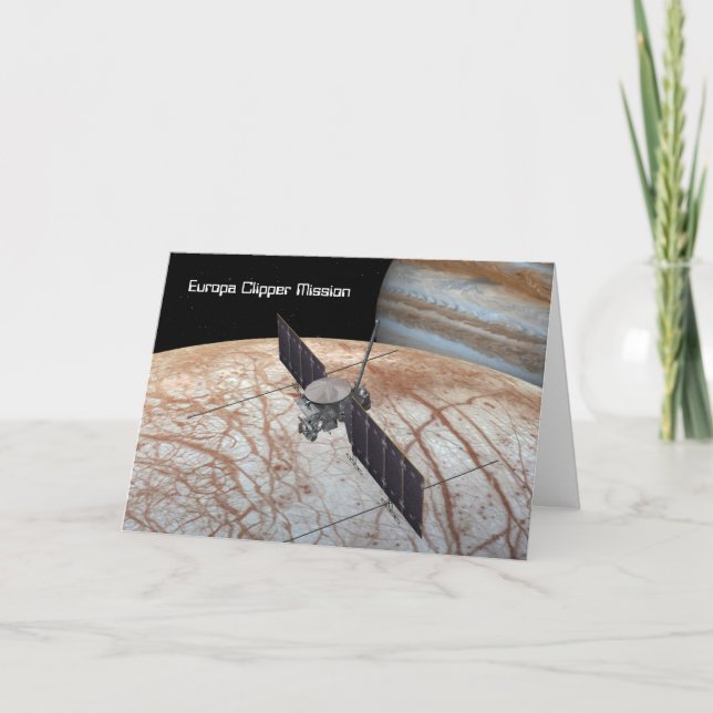 Rymdskepp för EuropaClipperbeskickning Kort (Framsida)
