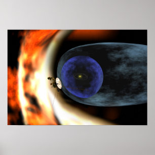 Rymdskepp för Voyager 2 Poster