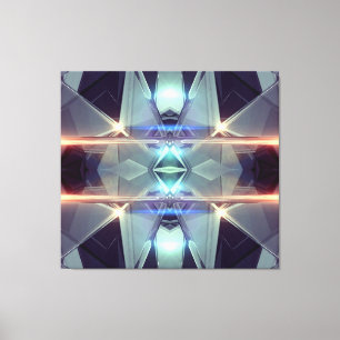 rymdskepp kalejdoskop, omsluten canvas