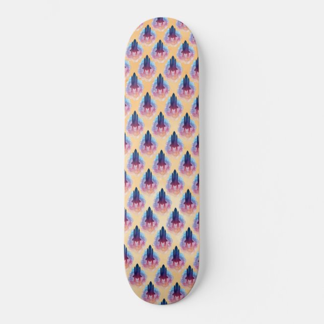 Rymdskepp Mini Skateboard Bräda 18,5 Cm (Framsida)