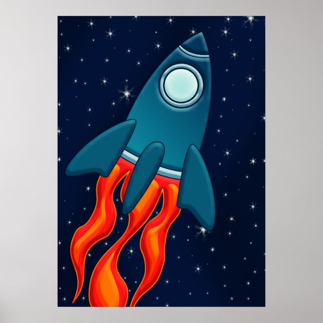 Rymdskepp Poster (Framsidan)