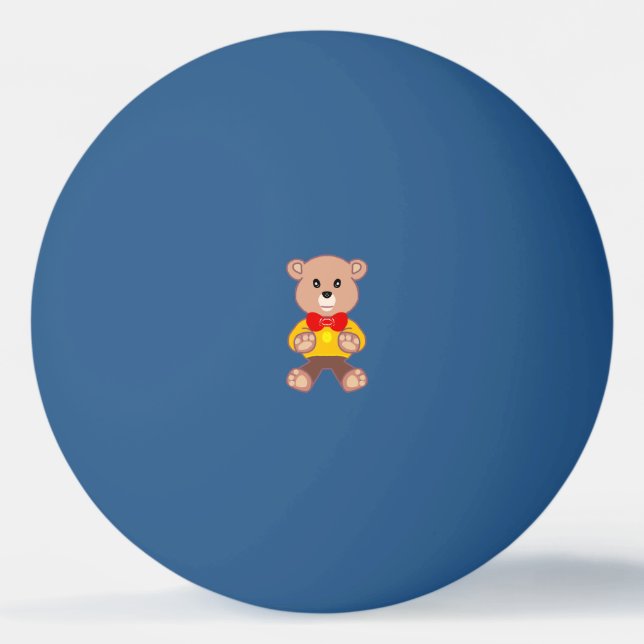 Rymdskepp Teddybjörn Pingisboll (Framsidan)