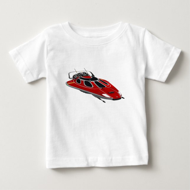 Rymdskepp Tee Shirt (Framsida)