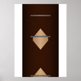 Rymdskepp tempelmatta poster