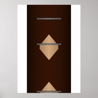 Rymdskepp tempelmatta poster
