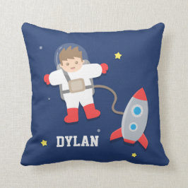 Rymdskepp Yttre rymden Liten astronaut Pojkrum Kudde