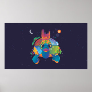 Rymdsköldpadda Poster