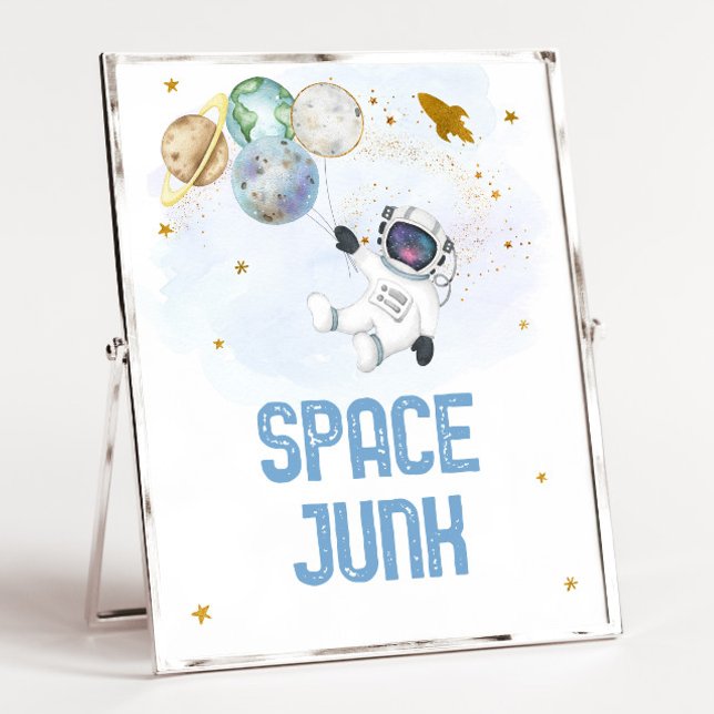Rymdskräppostastronaut - födelsemagarssnacktecken poster (Skapare uppladdad)