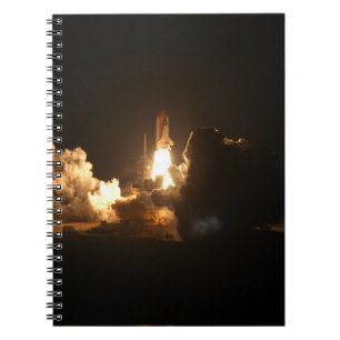 Rymdskytte Jorden Orbital Racecraft Nattkanva Anteckningsbok