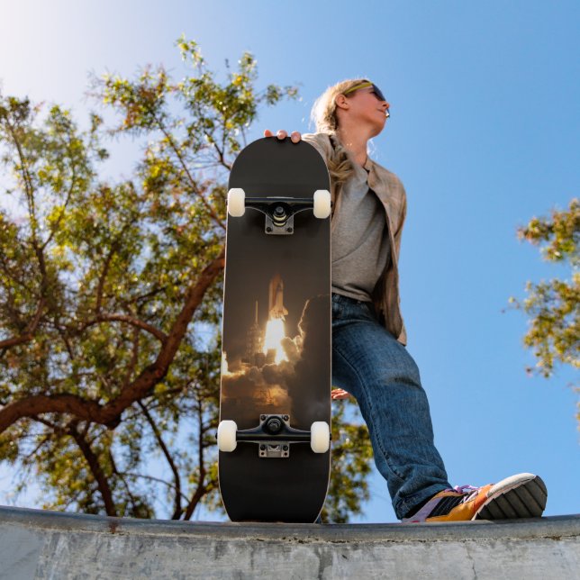 Rymdskytte Jorden Orbital Racecraft Nattkanva Mini Skateboard Bräda 18,5 Cm (Utomhus 1)