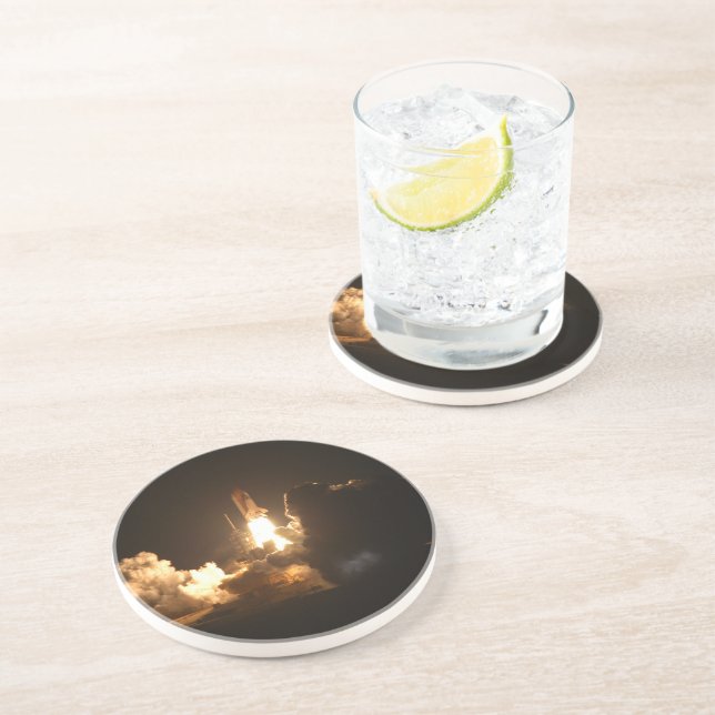 Rymdskytte Jorden Orbital Racecraft Nattkanva Underlägg (Sidan)