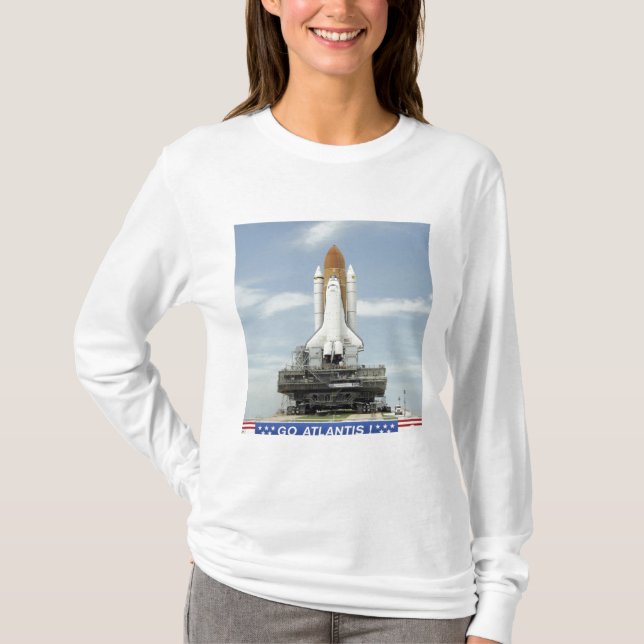 Rymdskyttel Atlantis 2 Tee Shirt (Framsida)