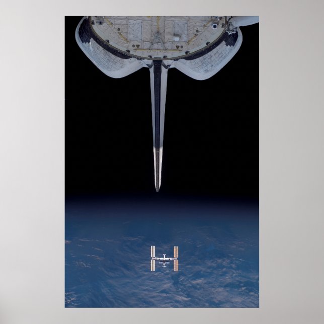 Rymdskyttelavur och ISS (STS-118) Poster (Framsidan)