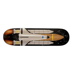 Rymdskyttelns startande Skateboarddäck Skateboard Bräda 19,5 Cm