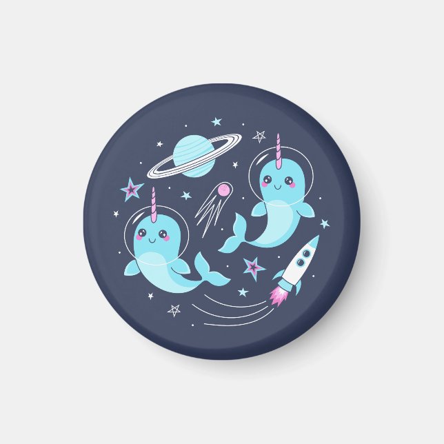Rymdsnäckor Magnet (Framsidan)