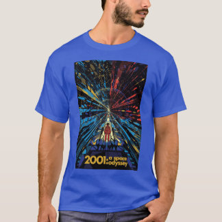 Rymdstation 2001 formgivning av konst flicka t shirt