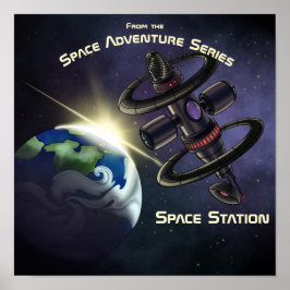 Rymdstation Poster