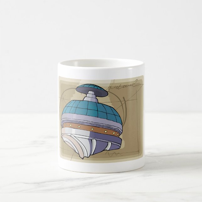 Rymdstationsskiss Kaffemugg (Skapare uppladdad)