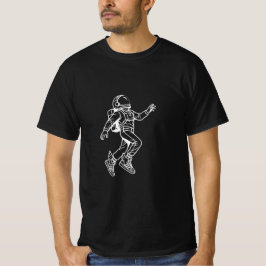 Rymdstövel: Befliklad Astronautflykt T Shirt