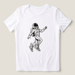 Rymdstövel: Bevingad Astronautflygning T Shirt