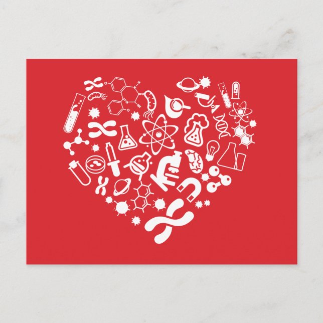 Rymdteknik och vetenskap vykort (Framsida)