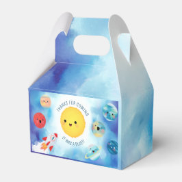 Rymdtema Rymden Rocket 1st Birthday Favo Presentaskar