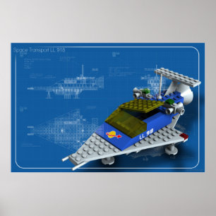 Rymdtransport LL 918 Poster
