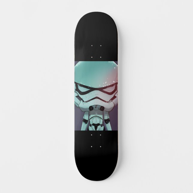 Rymdtrooper Mini Skateboard Bräda 18,5 Cm (Framsida)