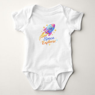 Rymdutforskare Raket Baby-bodysuit T Shirt