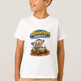 Rymdutforskare T-shirt-design för barn T Shirt