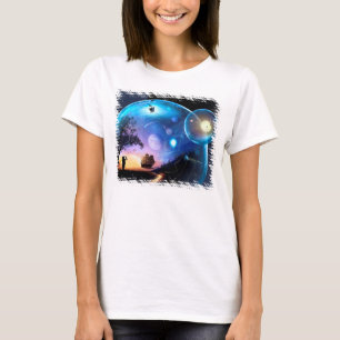 Rymdutforskning konstverk Voyager rymdfarkost T Shirt